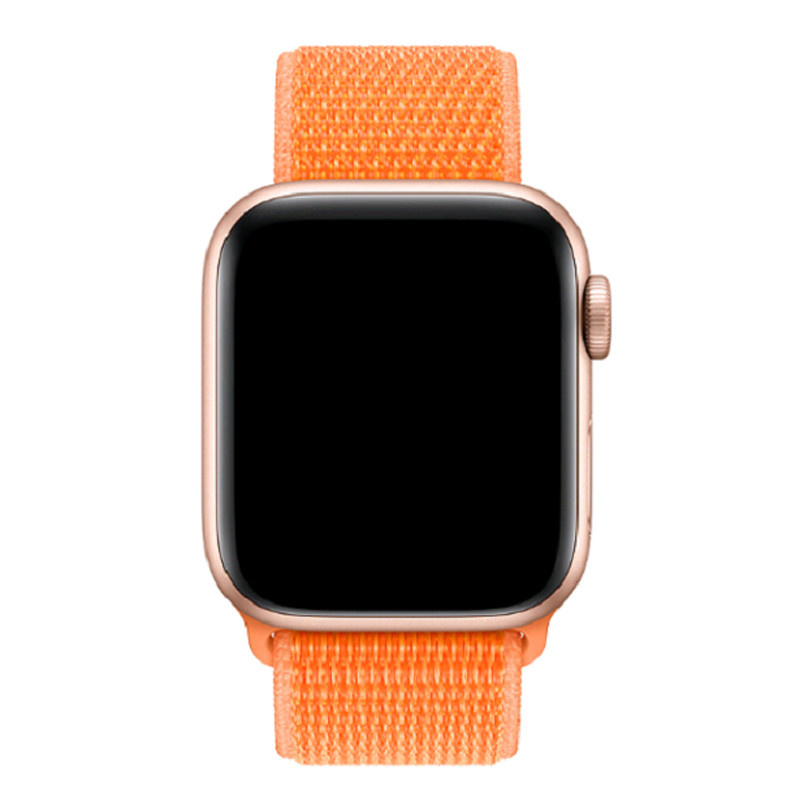 Cinturino nylon sport loop per Apple Watch - papaya