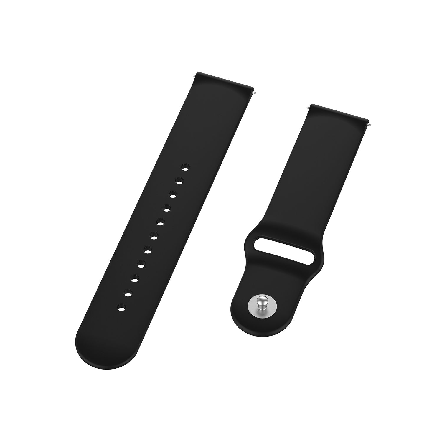 Cinturino sport in silicone per Huawei Watch GT - nero