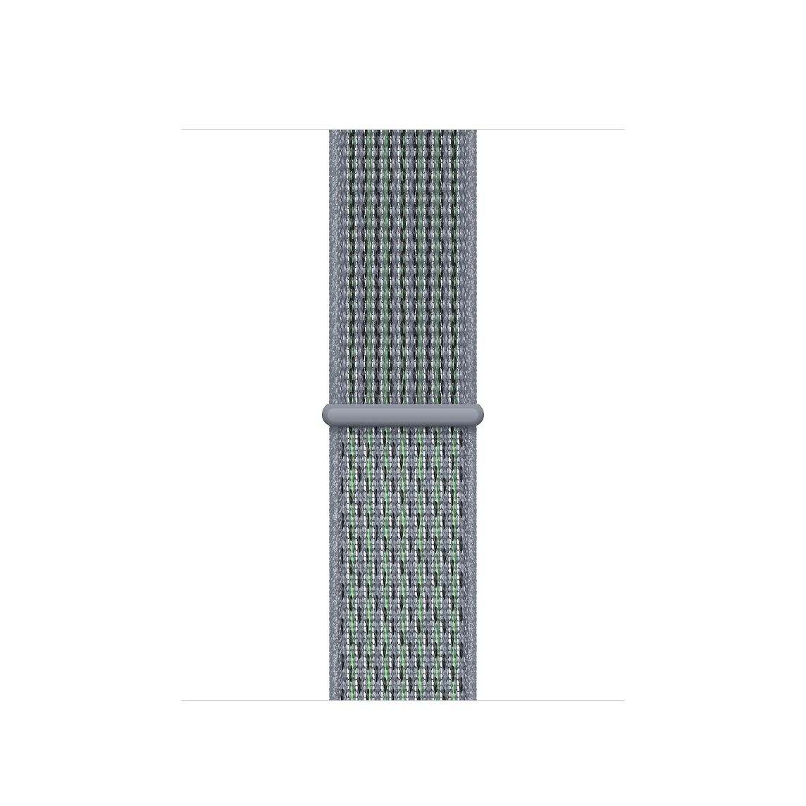 Cinturino nylon sport loop per Apple Watch - nebbia ossidiana