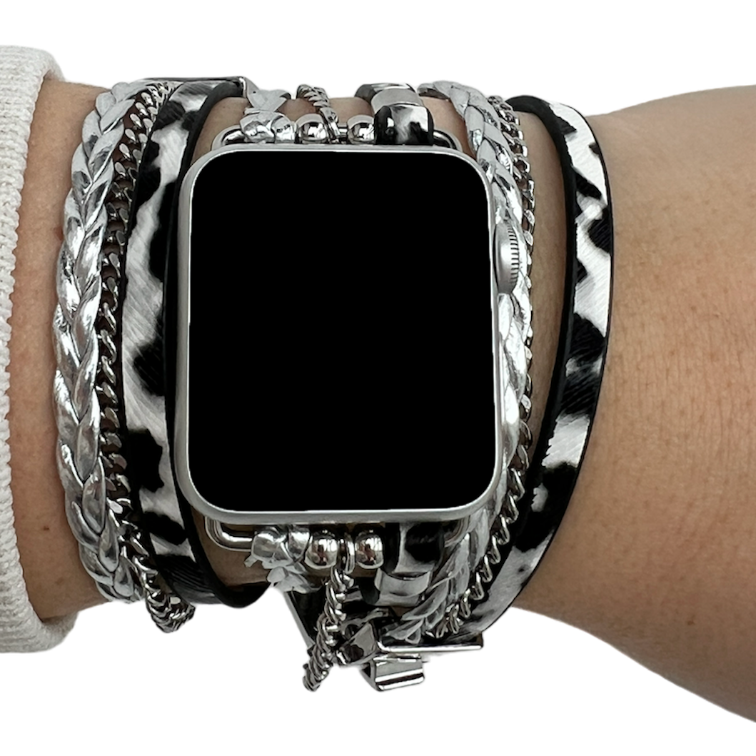 Cinturino gioielli Apple Watch – Jamie argento