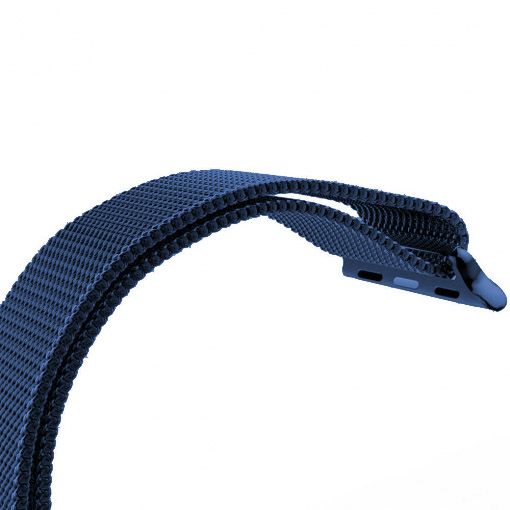 Cinturino loop in maglia milanese per Apple Watch - blu