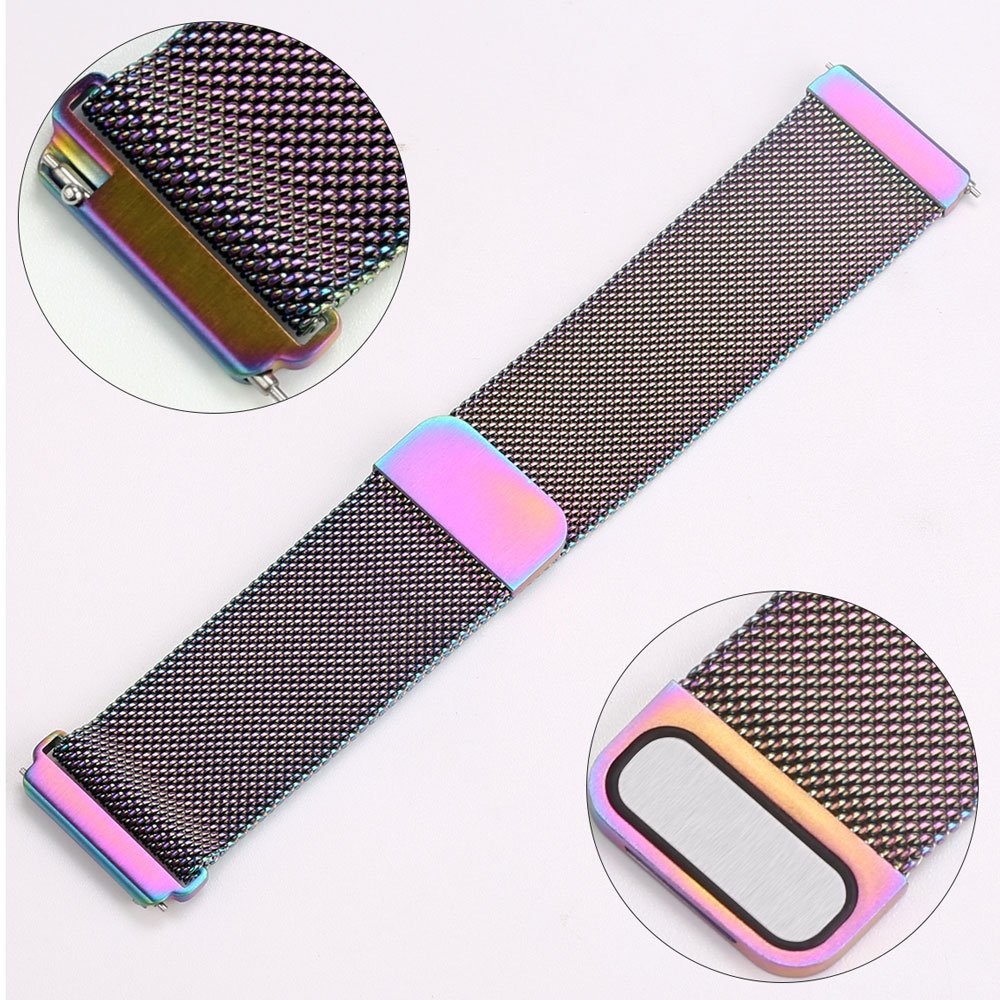 Cinturino loop in maglia milanese per Fitbit Versa - colorata