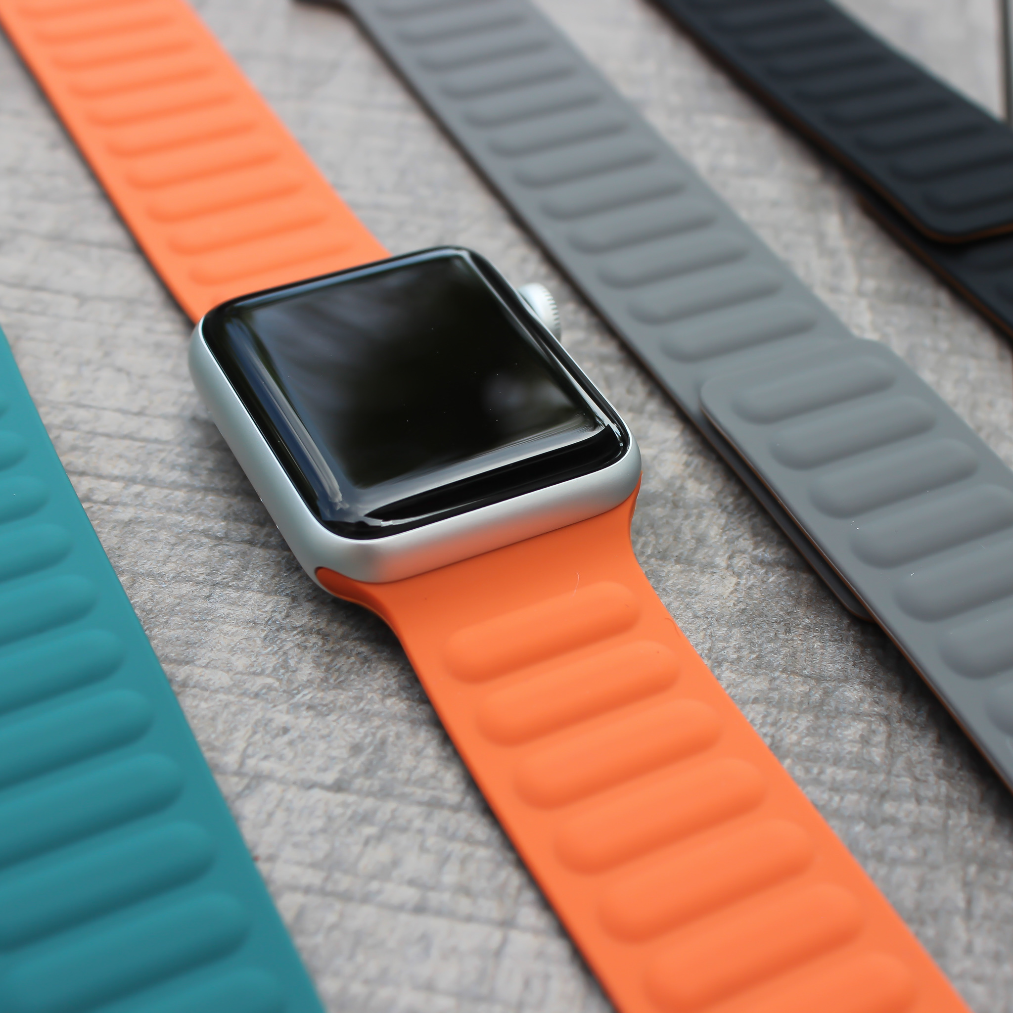 Cinturino Solo Sport a coste per Apple Watch - tramonto