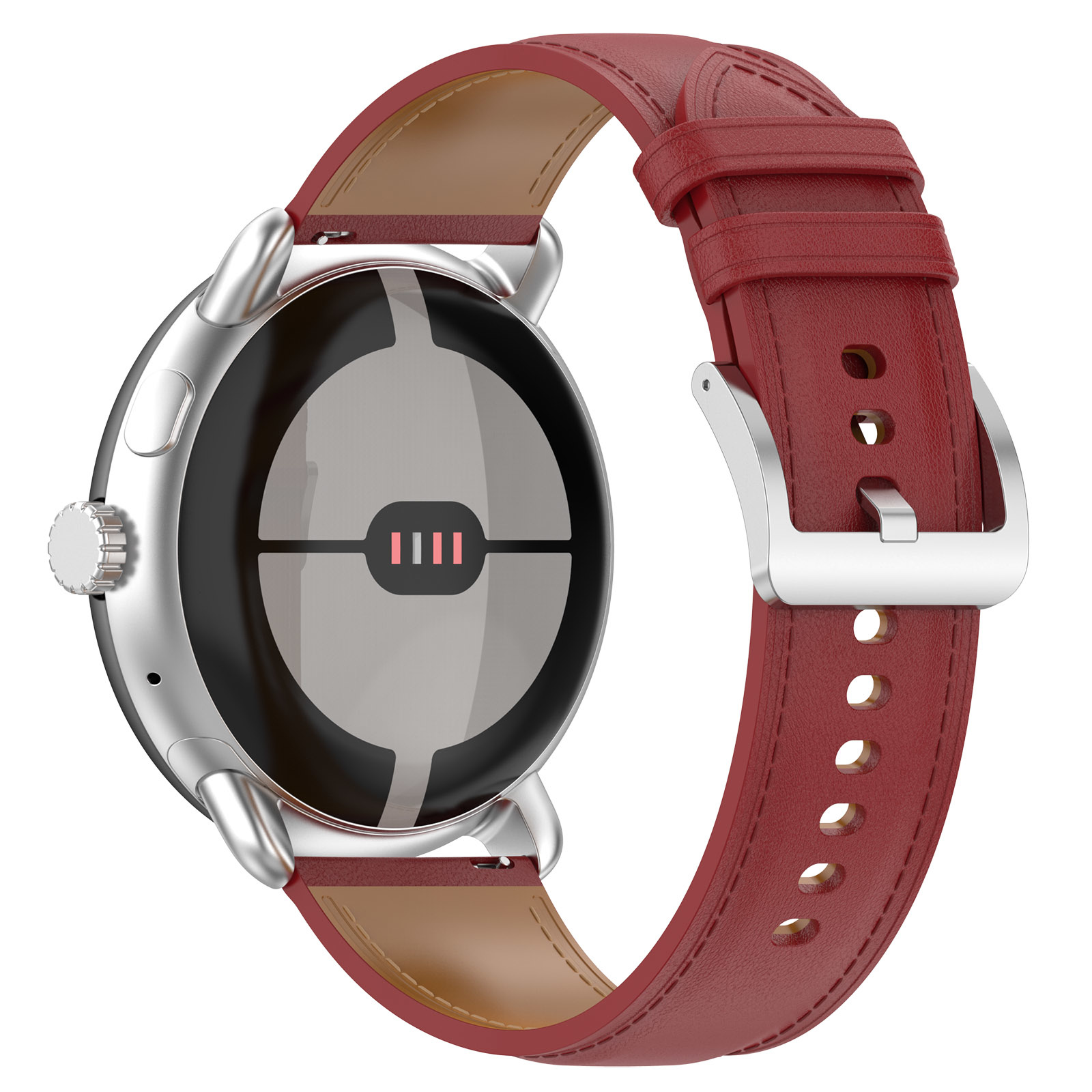 Cinturino in pelle per Google Pixel Watch - rosso