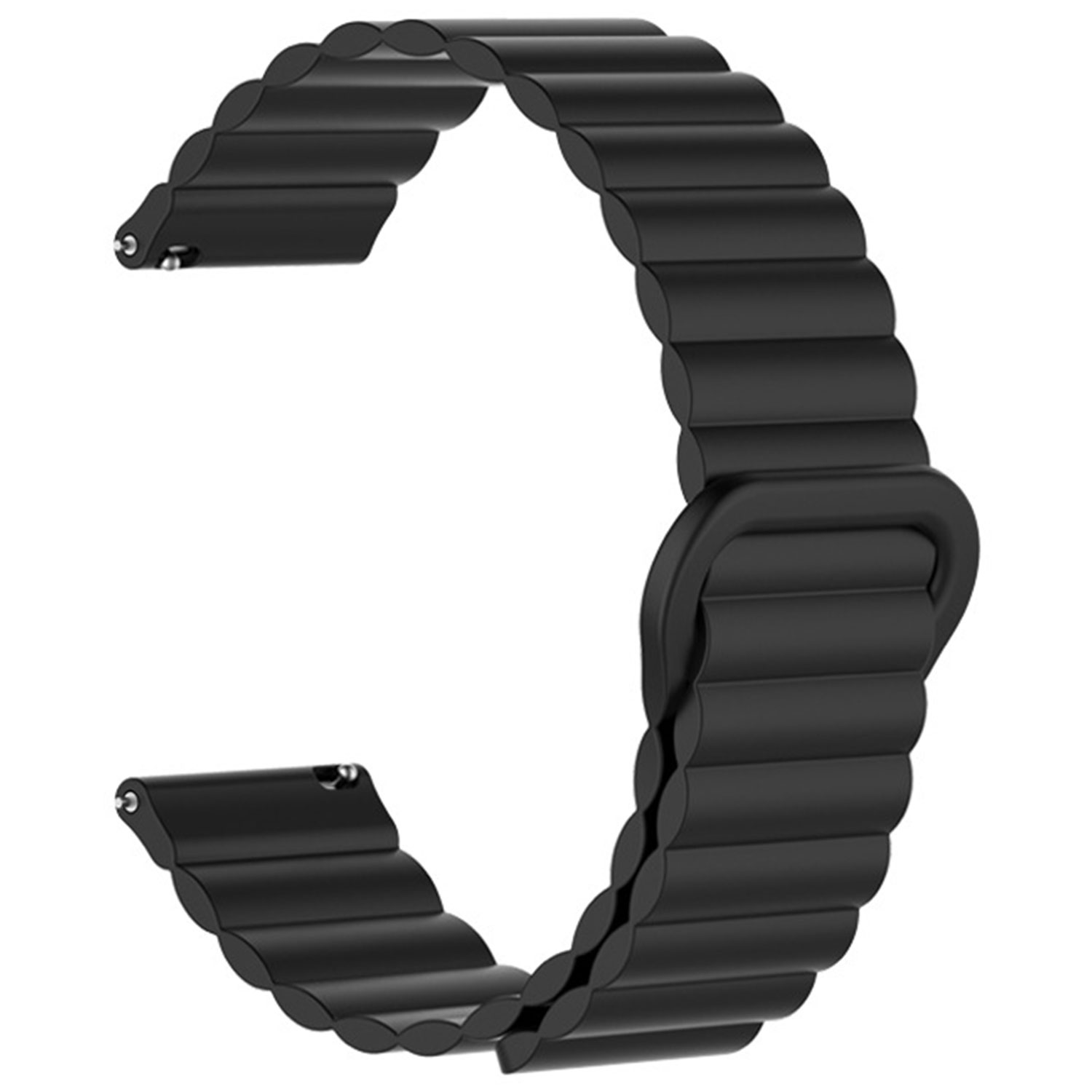 Cinturino magnetica in silicone per Samsung Galaxy Watch 4 Classic - nero