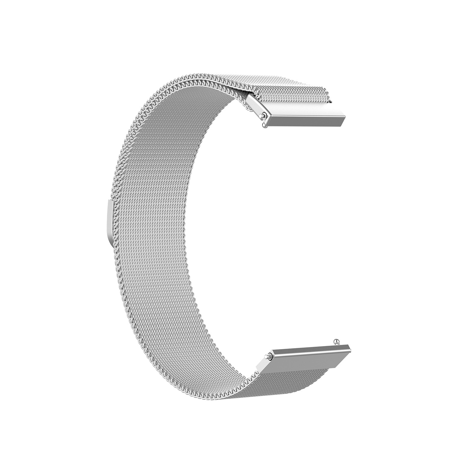 Cinturino loop in maglia milanese per Huawei Watch GT - argento