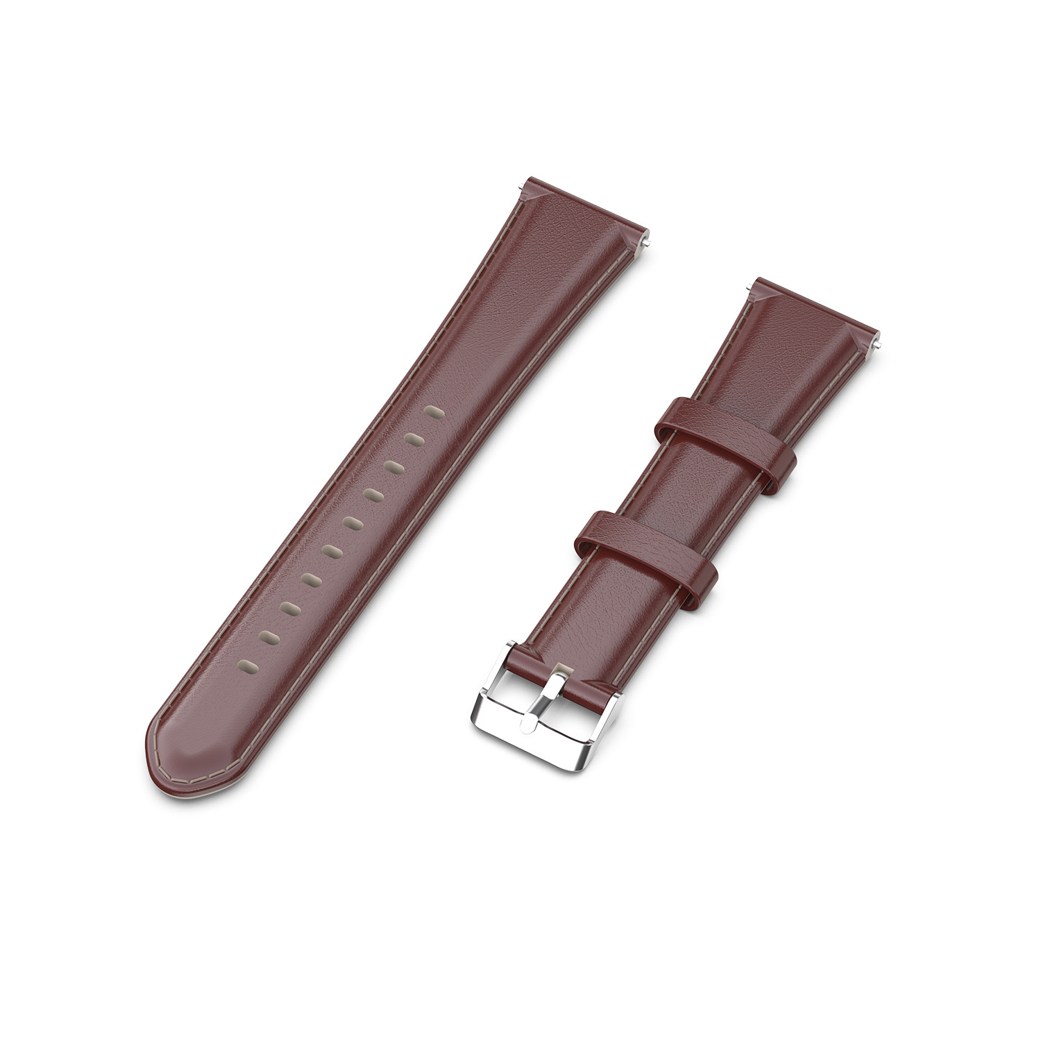 Cinturino in pelle per Samsung Galaxy Watch - marrone chiaro
