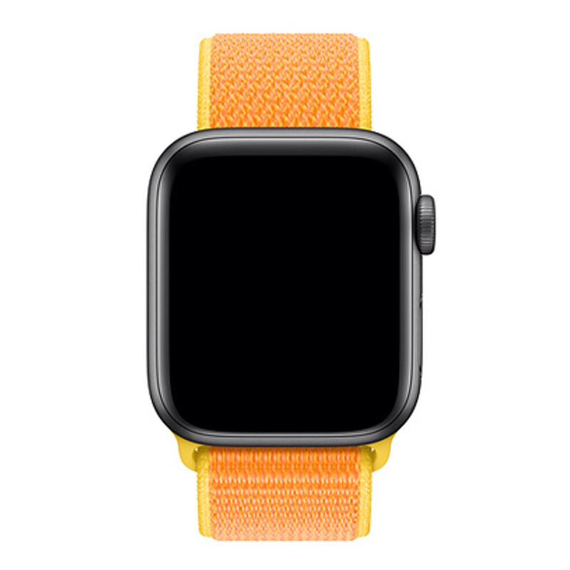Cinturino nylon sport loop per Apple Watch - giallo canarino