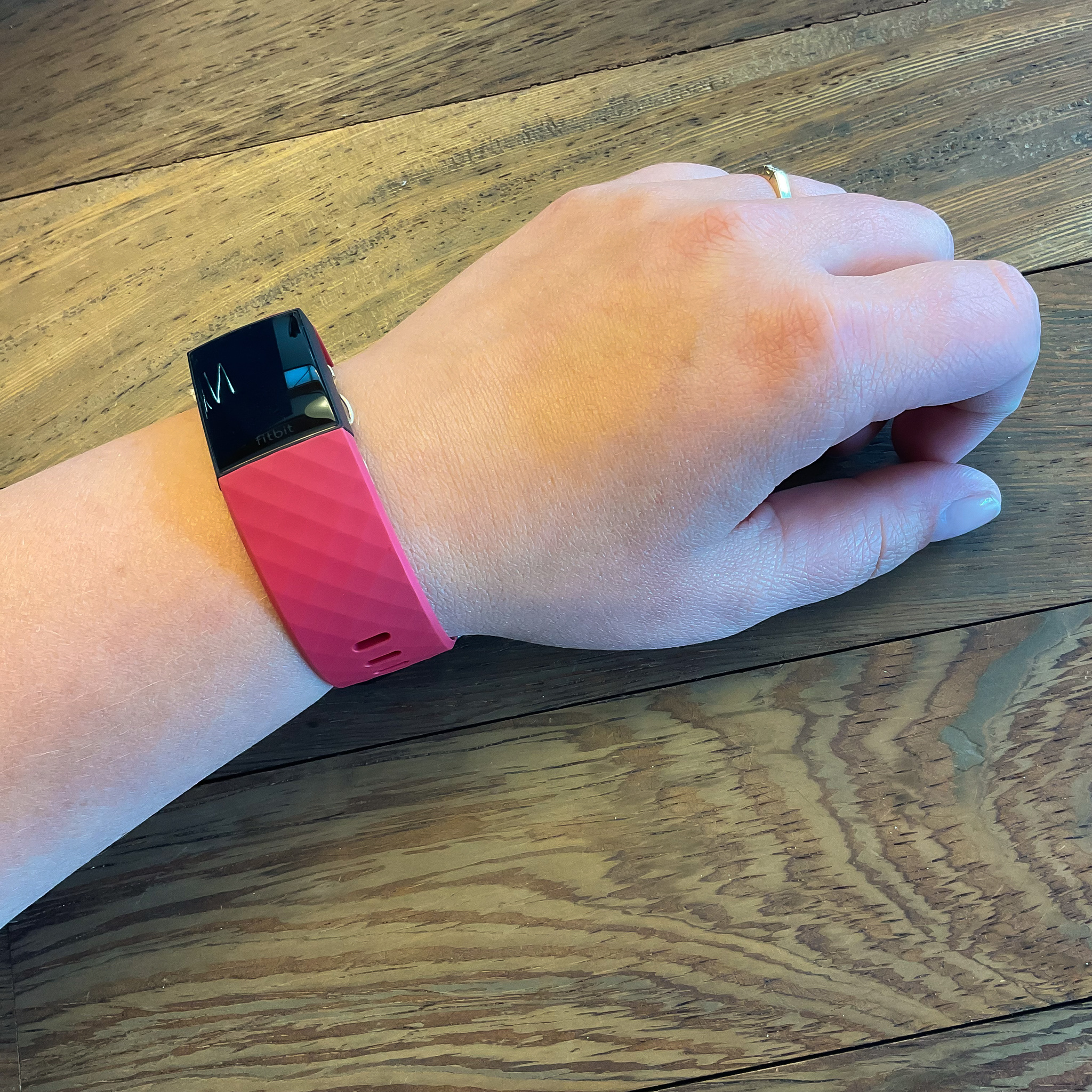 Cinturino sport waffle per Fitbit Charge 3 & 4 - rosso