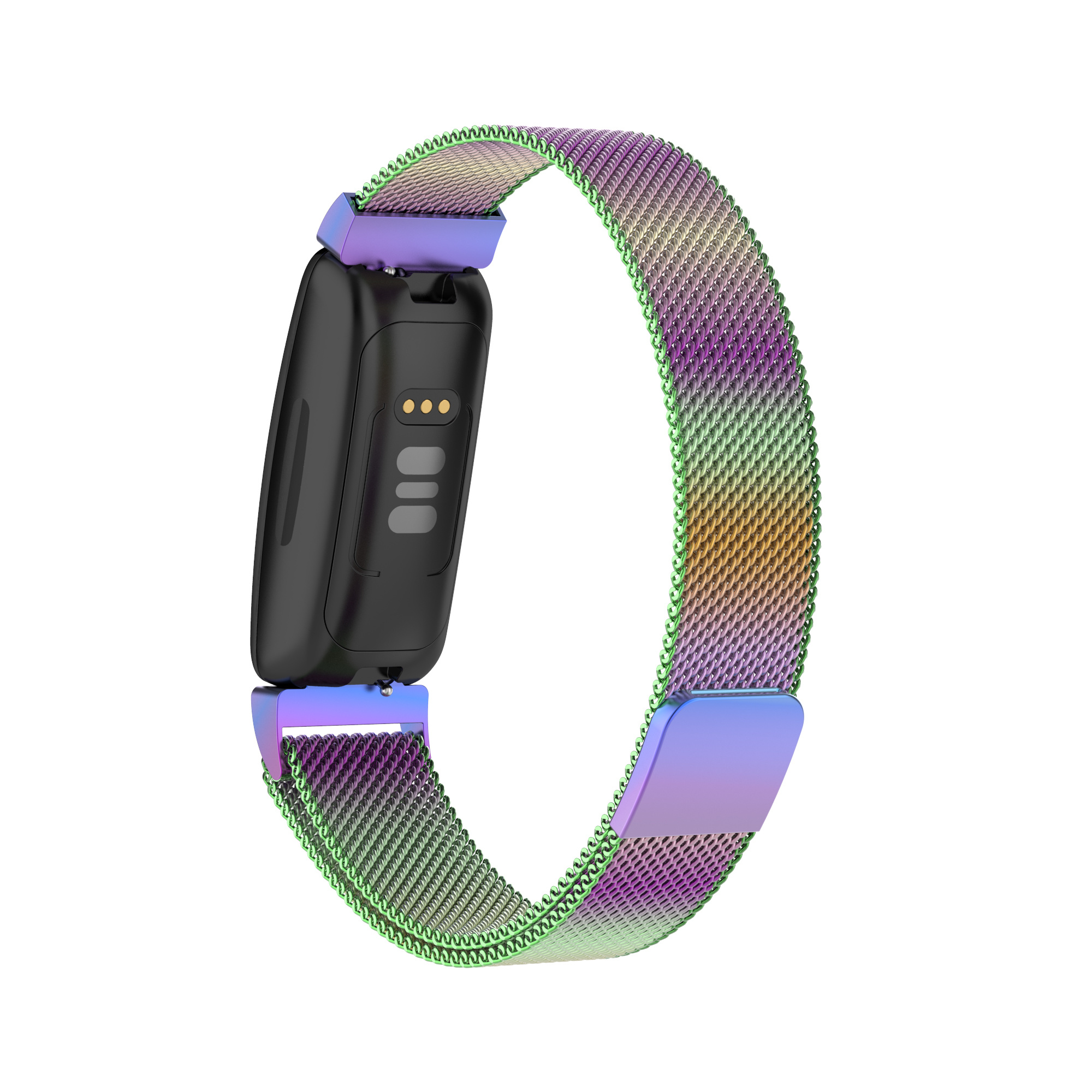 Cinturino loop in maglia milanese per Fitbit Inspire 2 - colorata