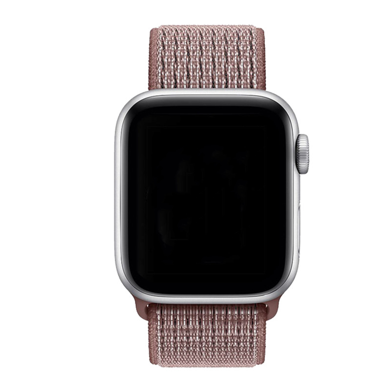 Cinturino nylon sport loop per Apple Watch - malva fumé