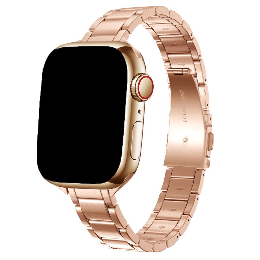 Cinturino a maglie sottili Noor Apple Watch - Oro Rosa