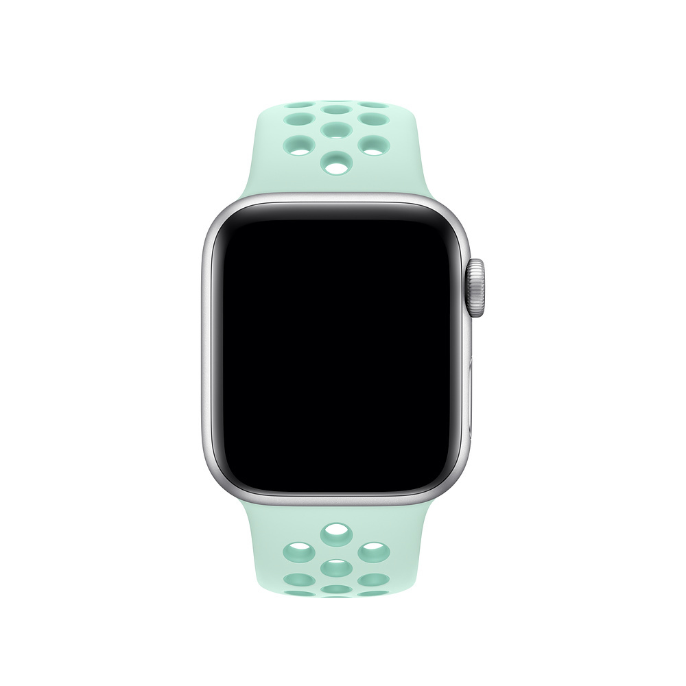 Cinturino doppio sport per Apple Watch - tonalità verde acqua tropical twist