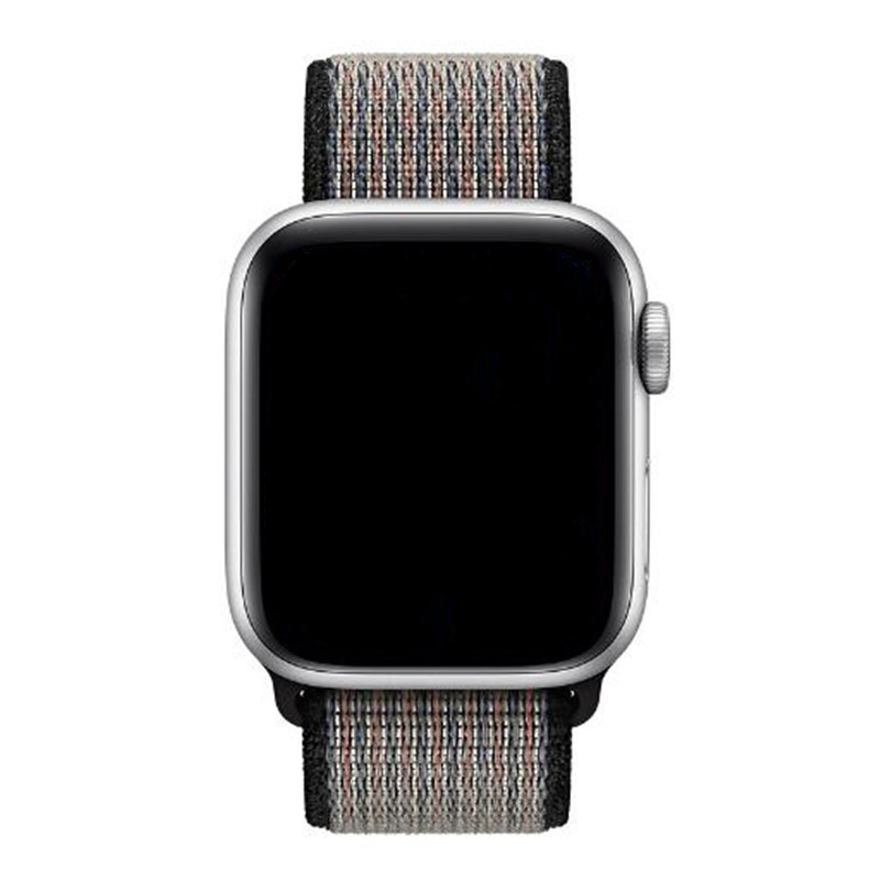 Cinturino nylon sport loop per Apple Watch - royal pulse lava glow