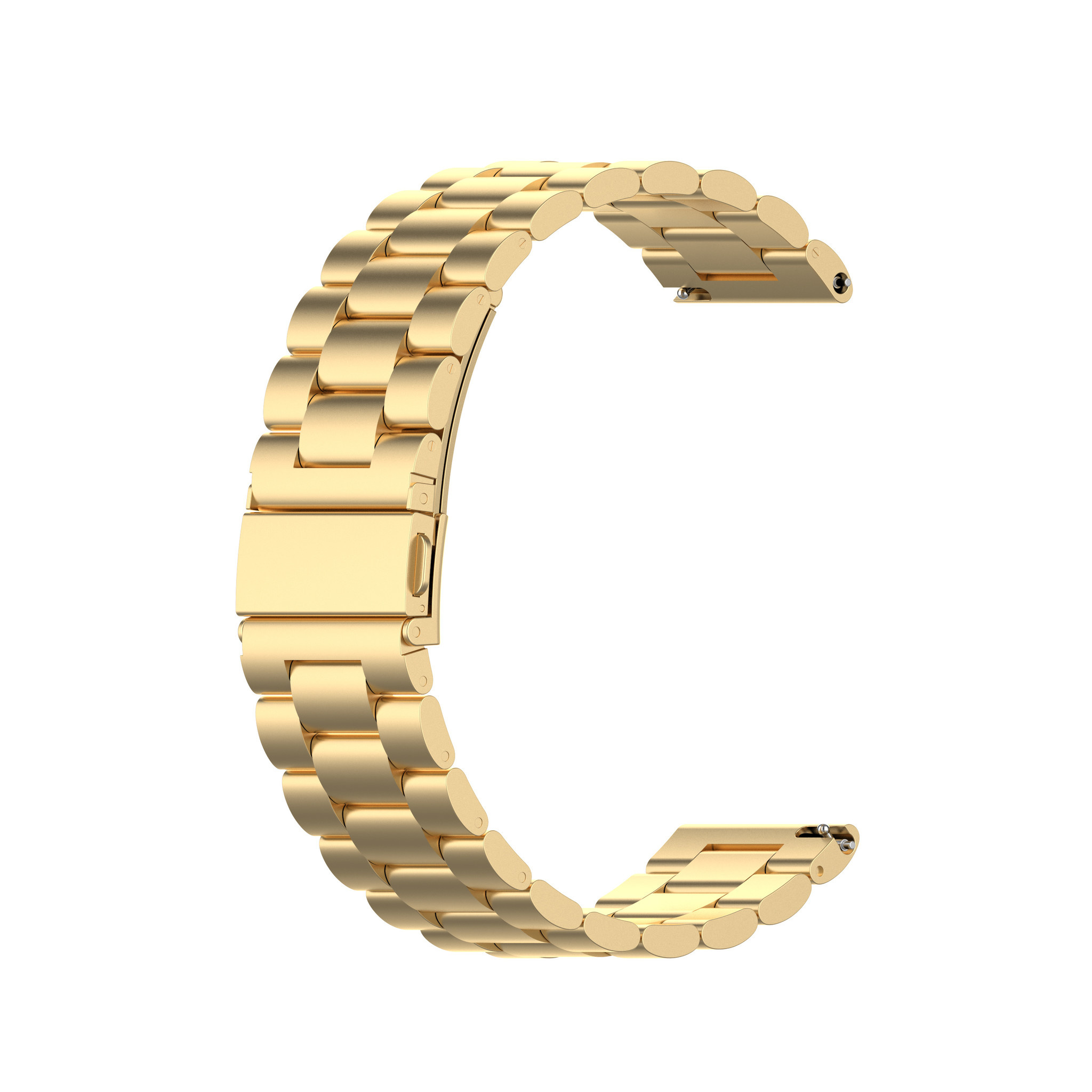 Cinturino a maglie in acciaio con perline per Huawei Watch GT - oro