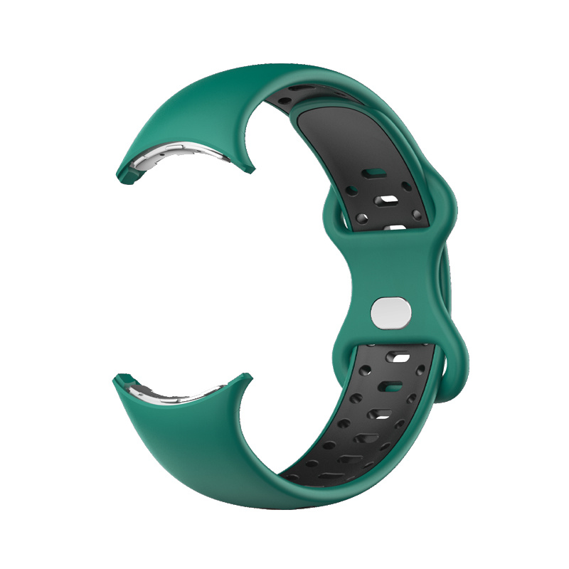 Cinturino doppio sport per Google Pixel Watch - verde nero