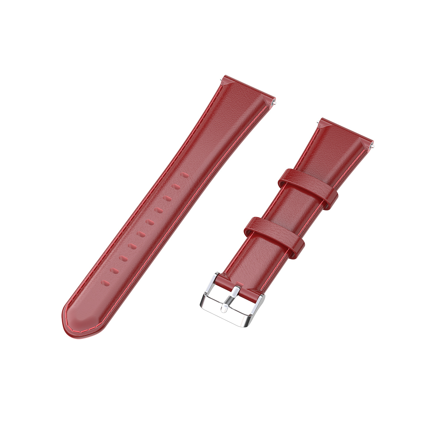 Cinturino in pelle per Garmin Vivoactive / Vivomove - rosso