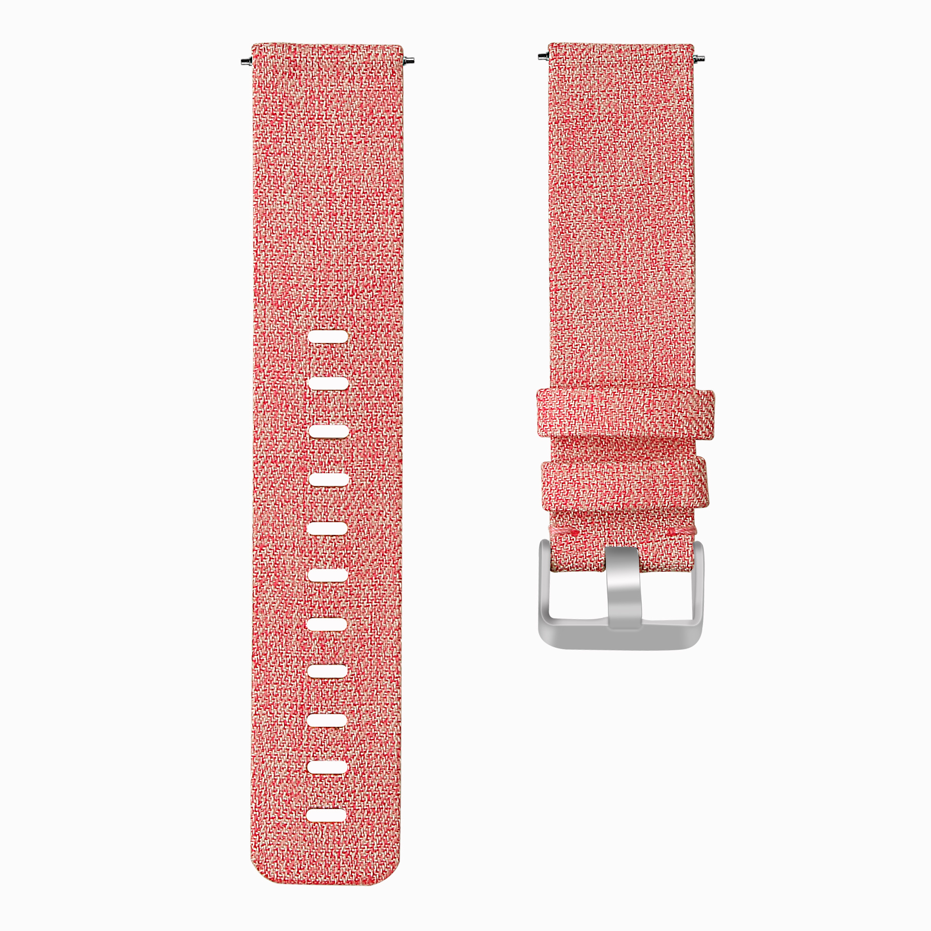 Cinturino con fibbia in nylon per Fitbit Versa - arancione