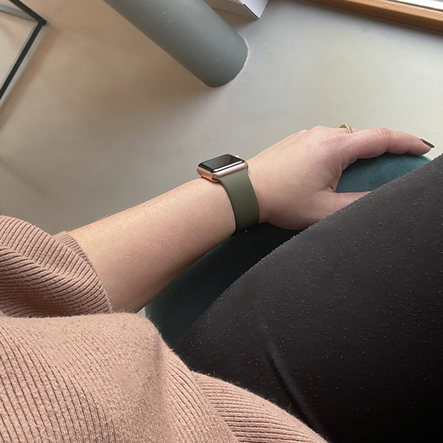 Cinturino sport per Apple Watch - oliva scuro