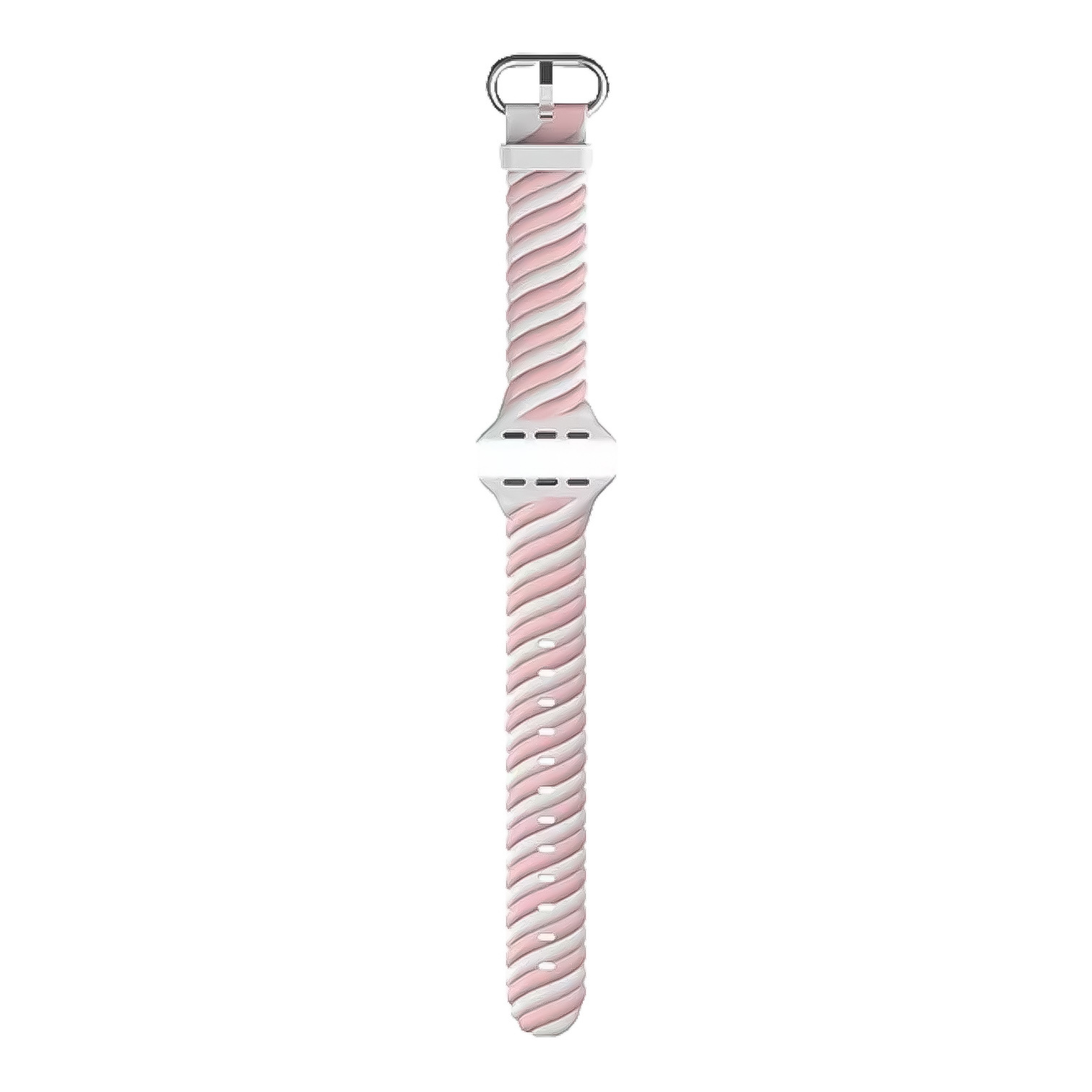 Cinturino sport swirl per Apple Watch - bianco rosa