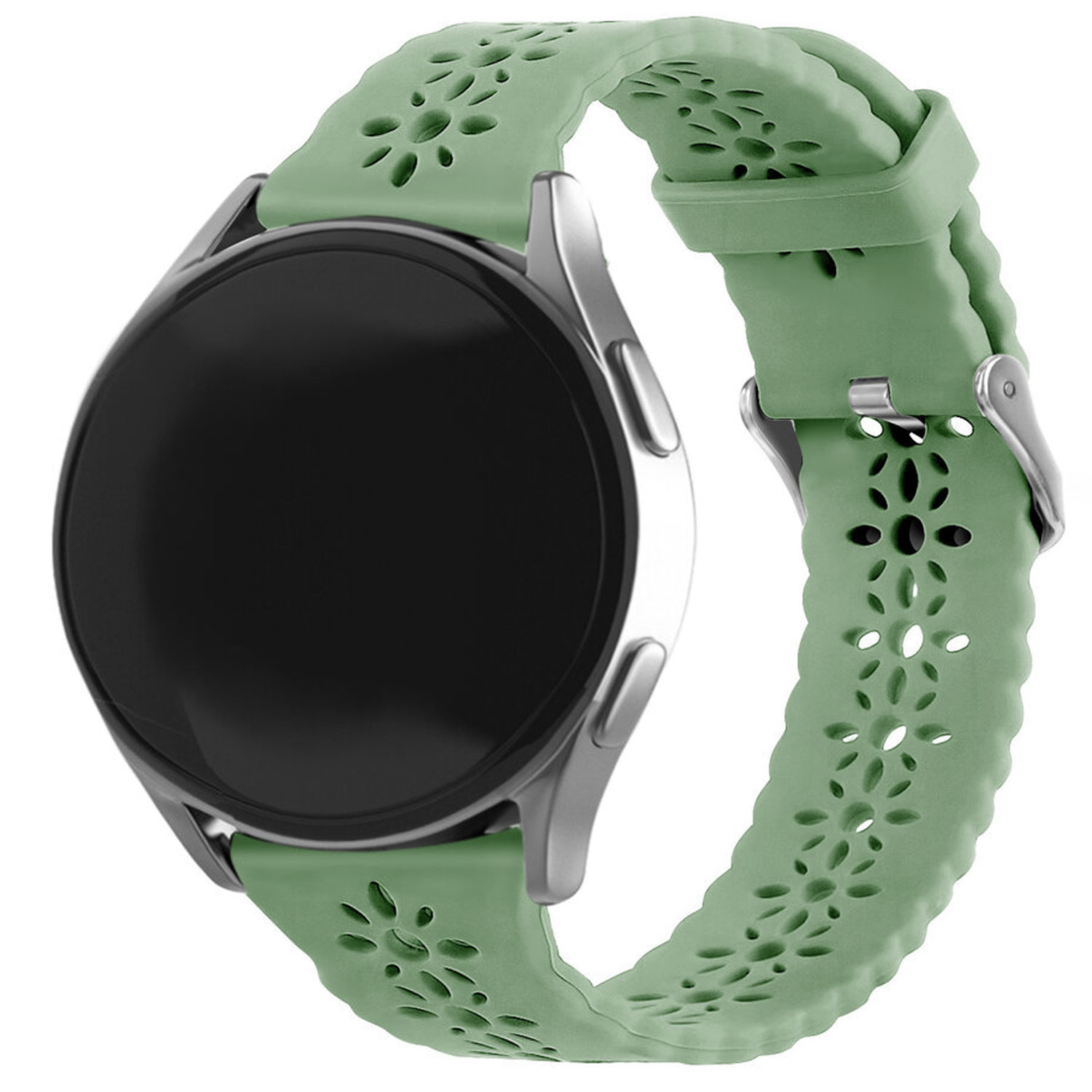 Cinturino in silicone brillante per Samsung Galaxy Watch 4 Classic - verde