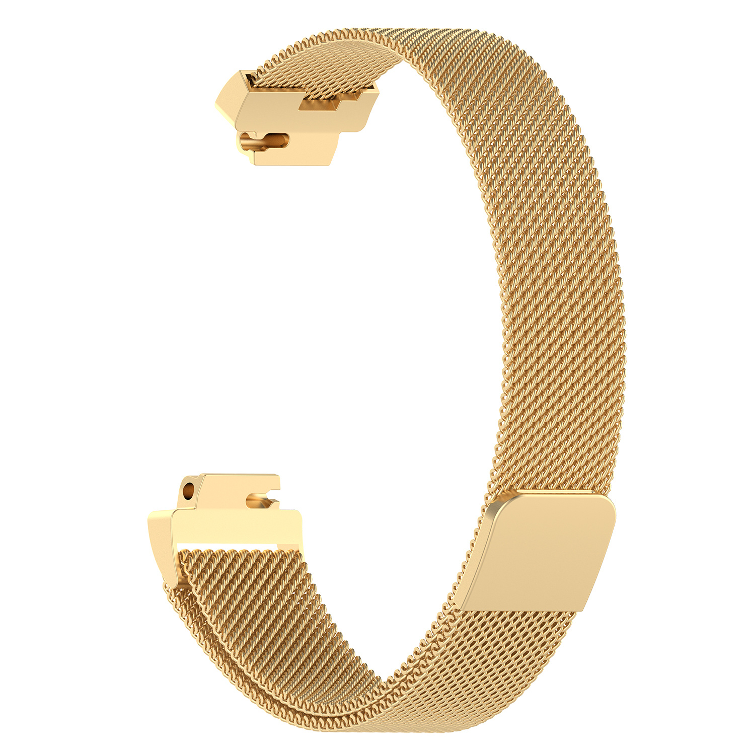 Cinturino loop in maglia milanese per Fitbit Inspire - oro