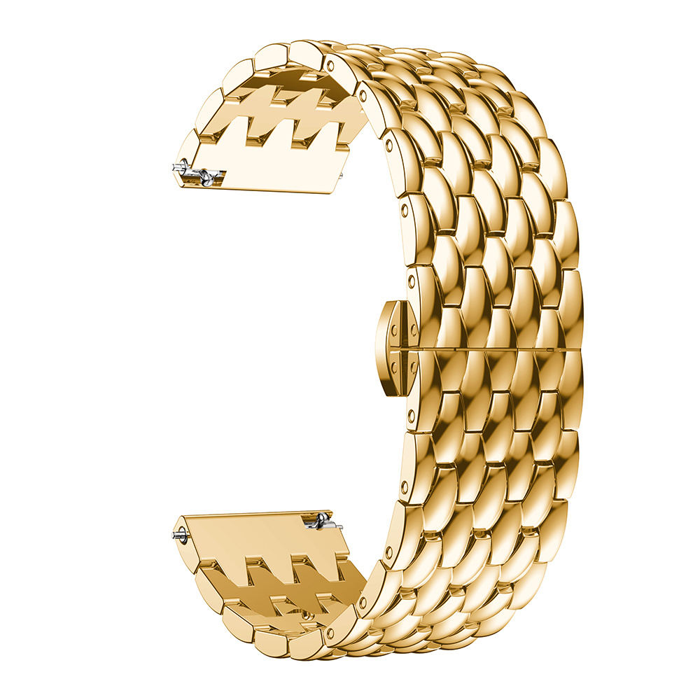 Cinturino a maglie in acciaio con drago per Samsung Galaxy Watch - oro