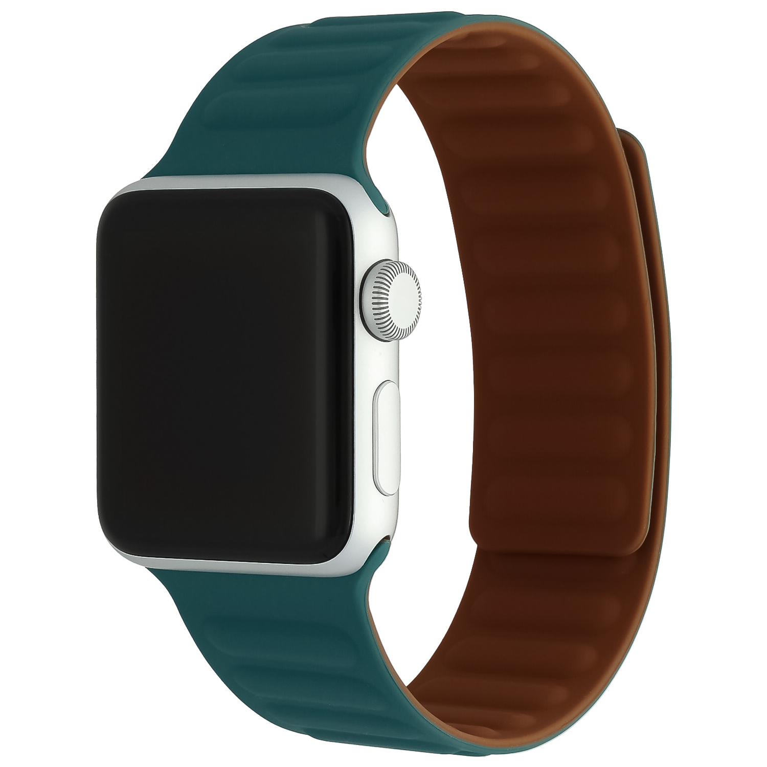 Cinturino Solo Sport a coste per Apple Watch - verde malachite