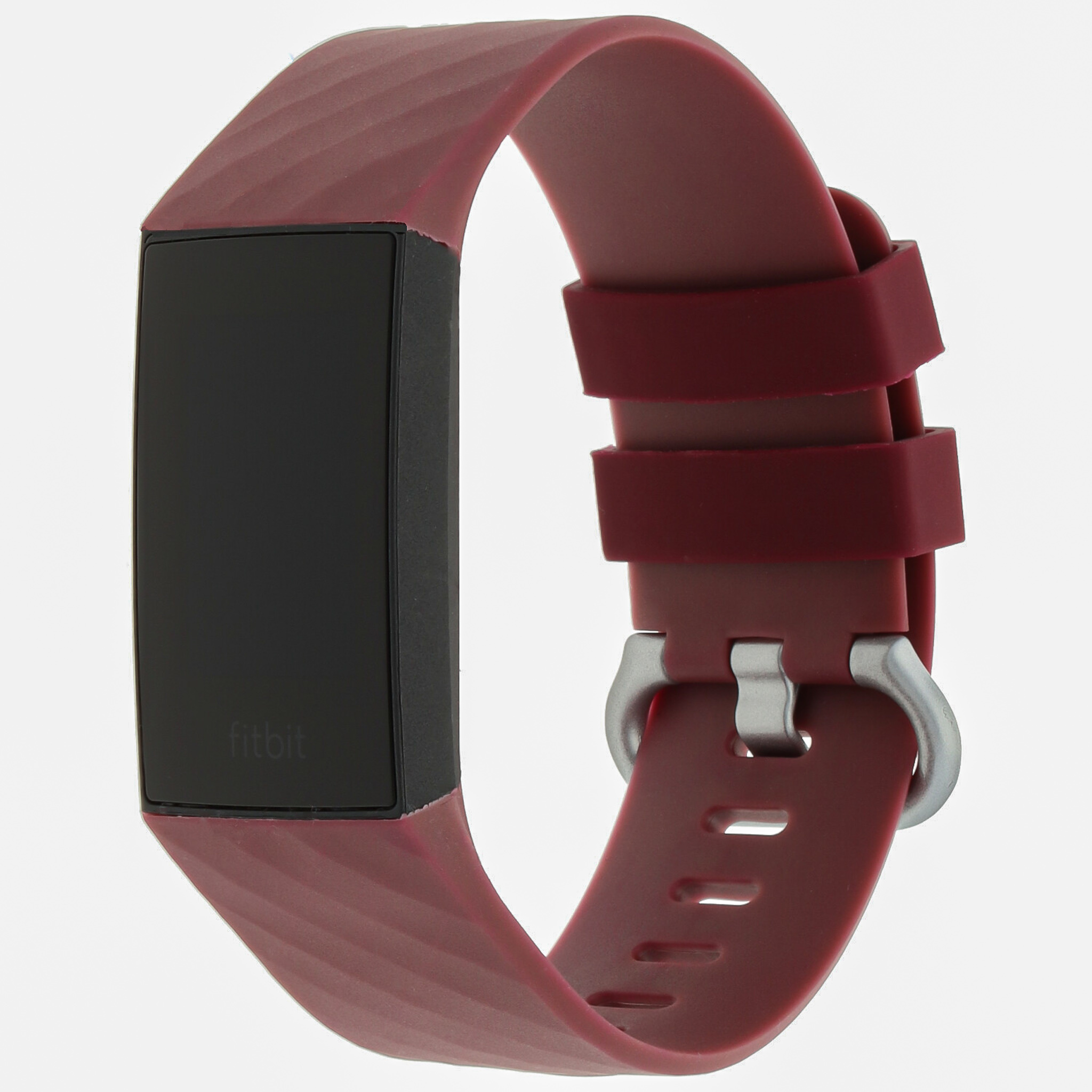 Cinturino sport waffle per Fitbit Charge 3 & 4 - rosso vino
