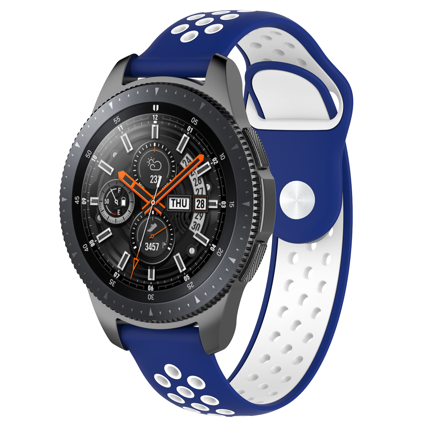 Cinturino doppio sport per Huawei Watch GT - blu bianco
