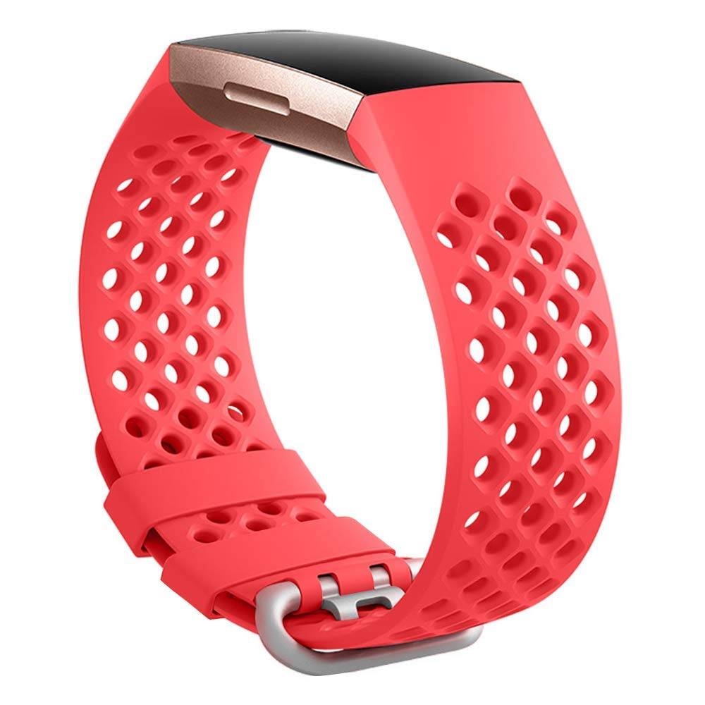 Cinturino sport point per Fitbit Charge 3 & 4 - rosso