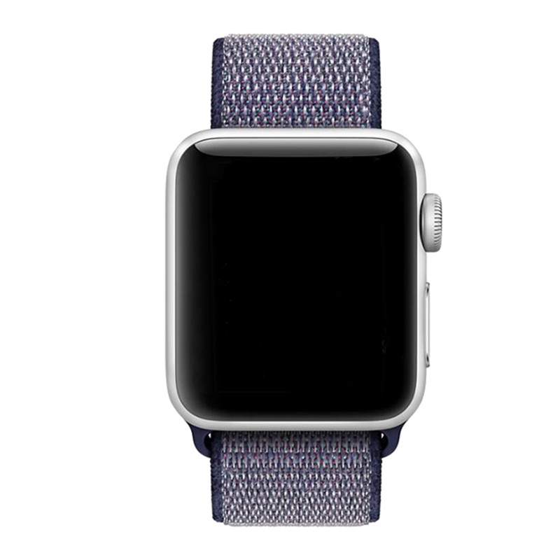 Cinturino nylon sport loop per Apple Watch - blu notte