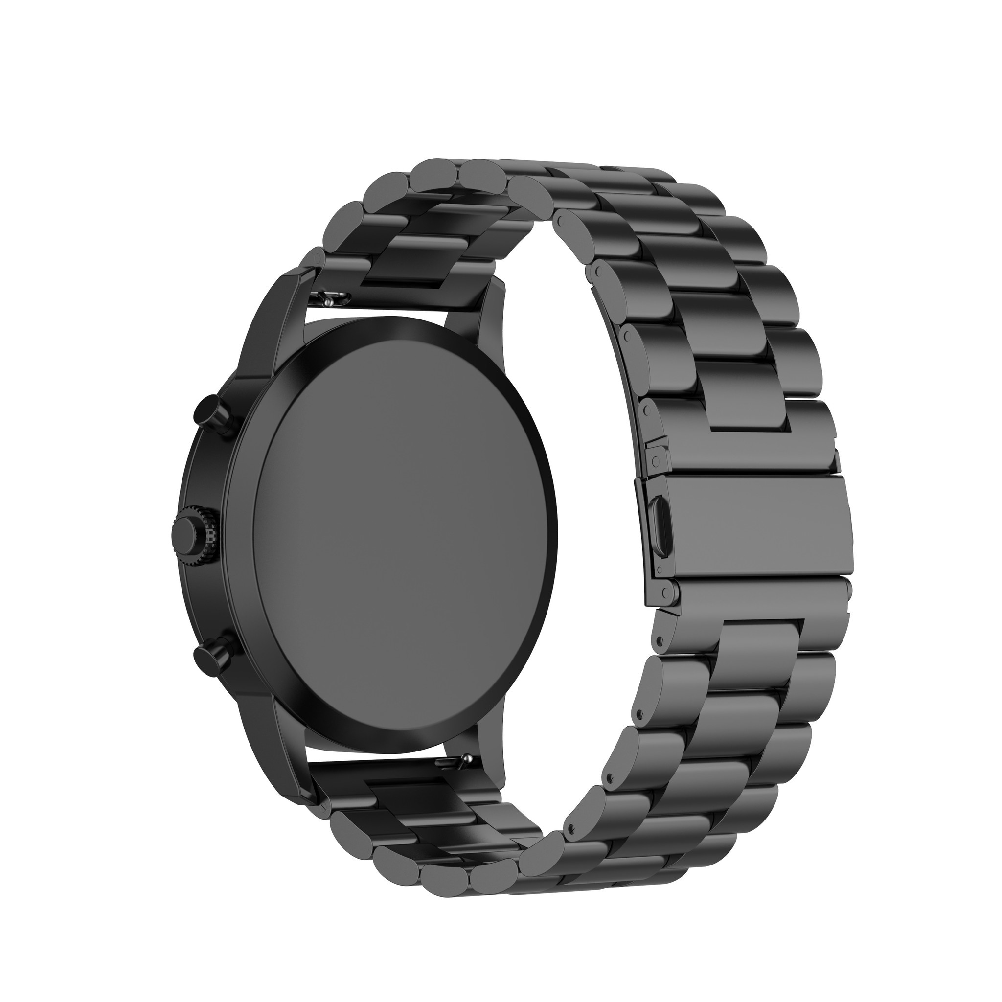 Cinturino a maglie in acciaio con perline per Samsung Galaxy Watch - nero