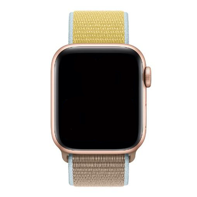 Cinturino nylon sport loop per Apple Watch - cammello