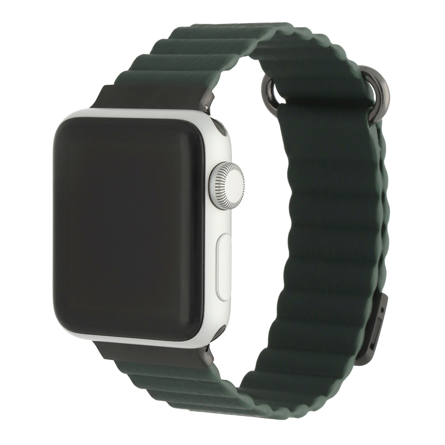 Cinturino Magna in pelle con magnete Apple Watch - Verde