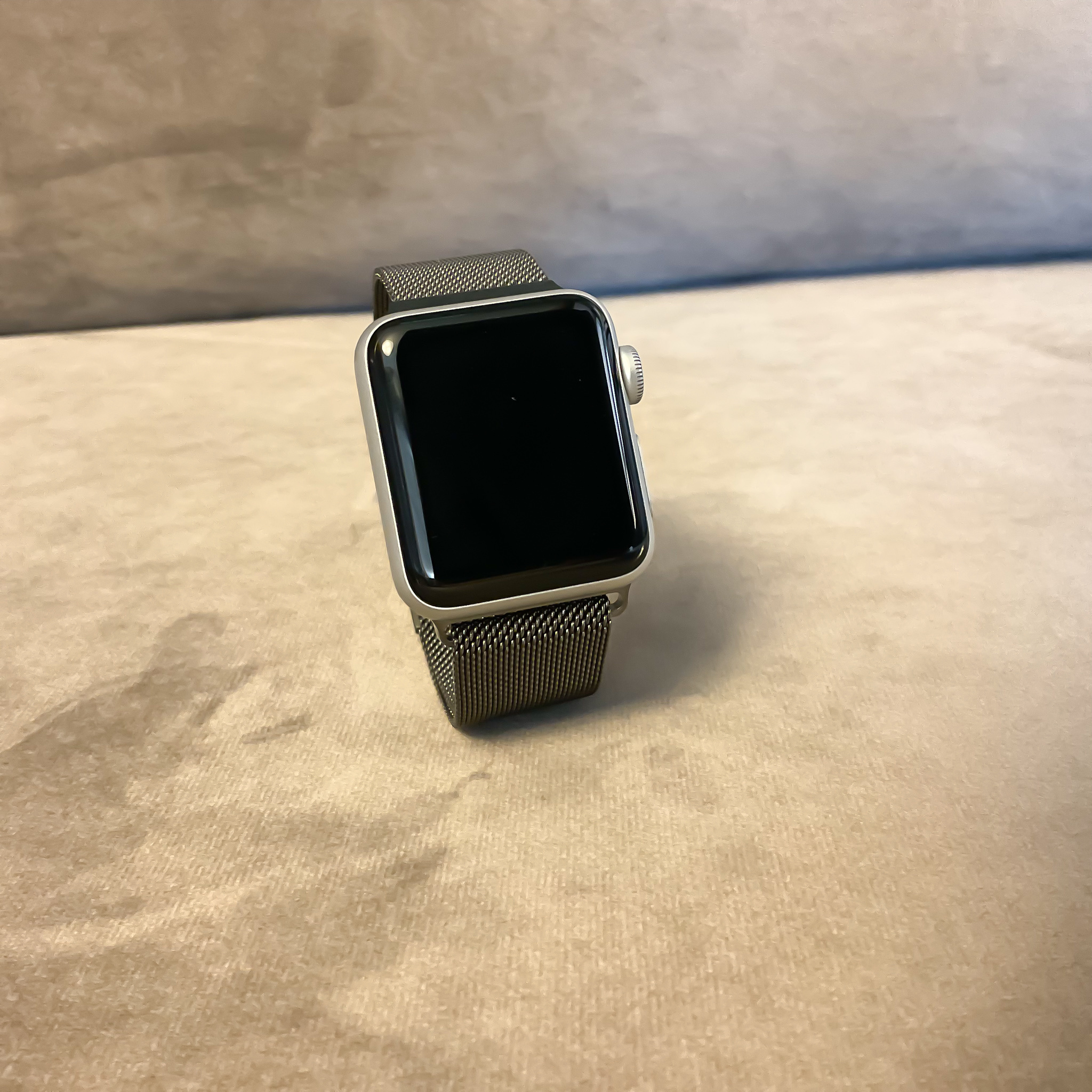 Cinturino loop in maglia milanese per Apple Watch - grigio spazio