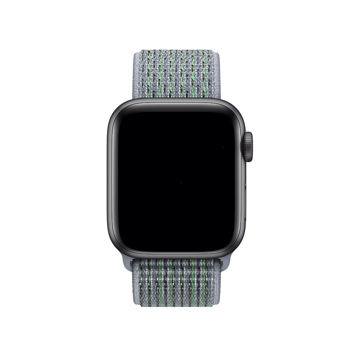 Cinturino nylon sport loop per Apple Watch - nebbia ossidiana