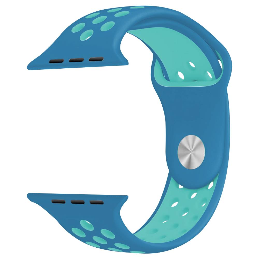 Cinturino doppio sport per Apple Watch - blu azzurro