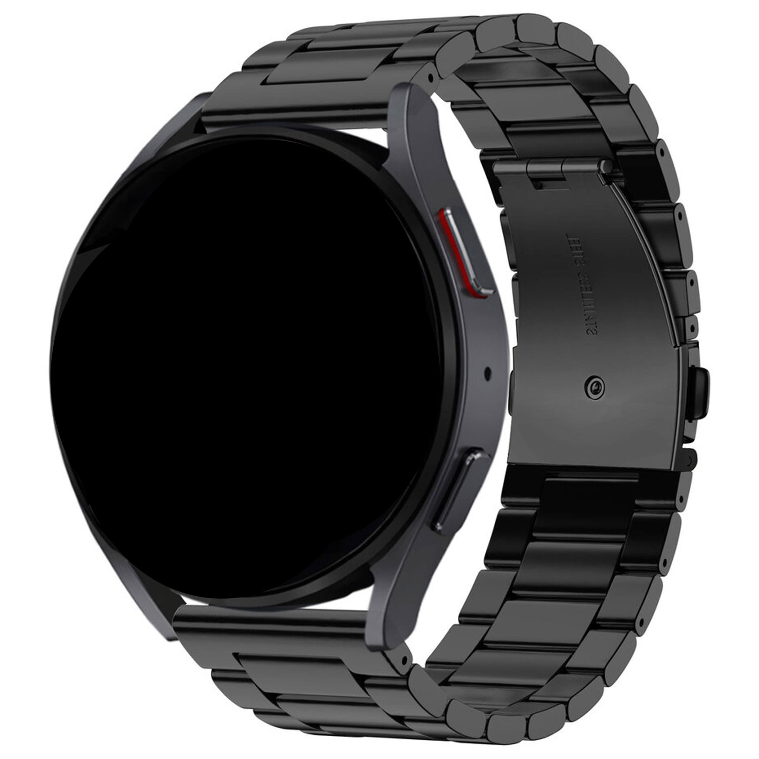  Cinturino a maglie in acciaio con perline per Samsung Galaxy Watch 4 - nero