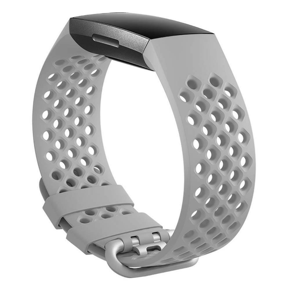 Cinturino sport point per Fitbit Charge 3 & 4 - grigio
