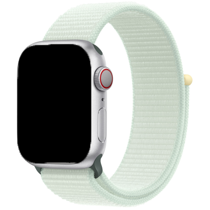 Cinturino nylon sport loop per Apple Watch - menta fredda