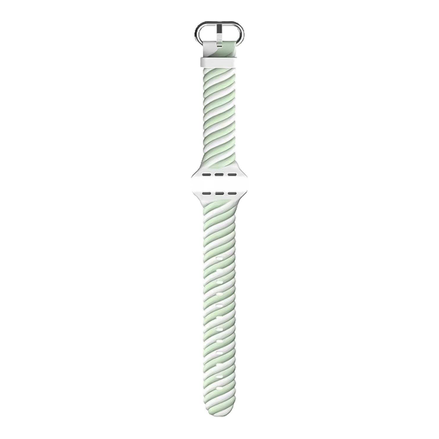 Cinturino sport swirl per Apple Watch - bianco verde