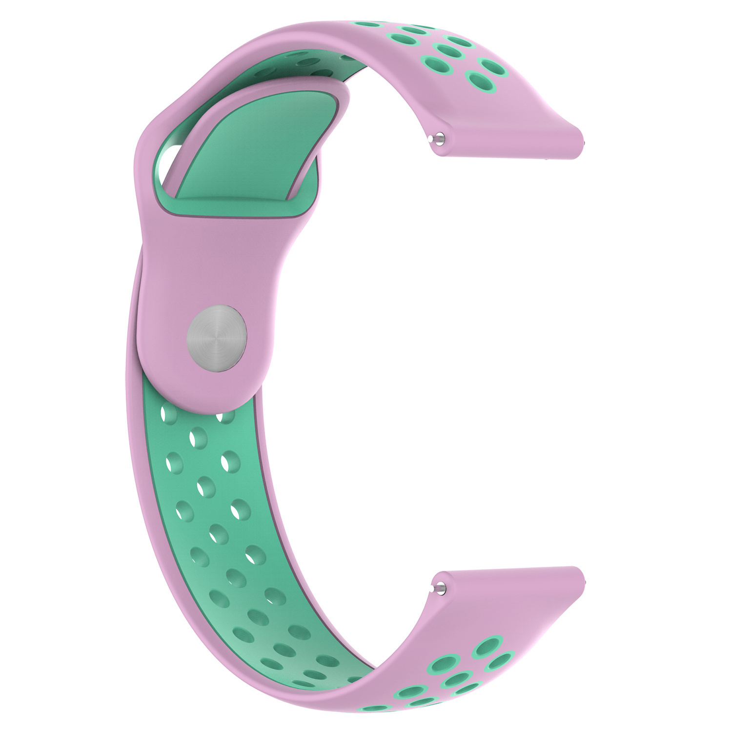 Cinturino doppio sport per Huawei Watch GT - rosa verde acqua