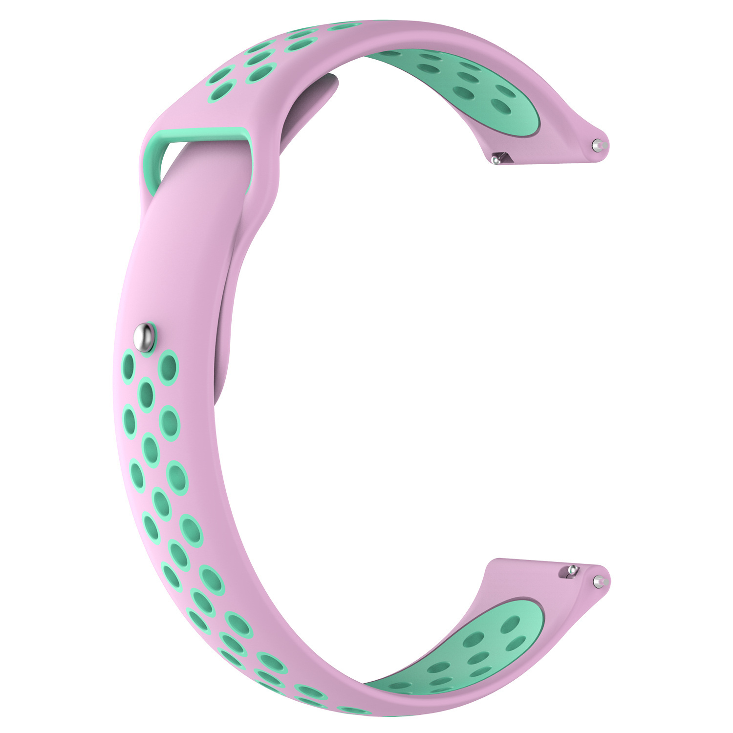 Cinturino doppio sport per Huawei Watch GT - rosa verde acqua