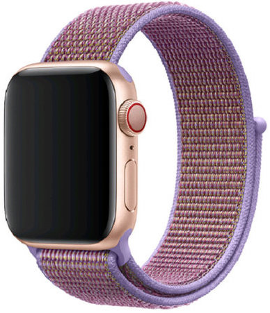 Cinturino nylon sport loop per Apple Watch - lilla