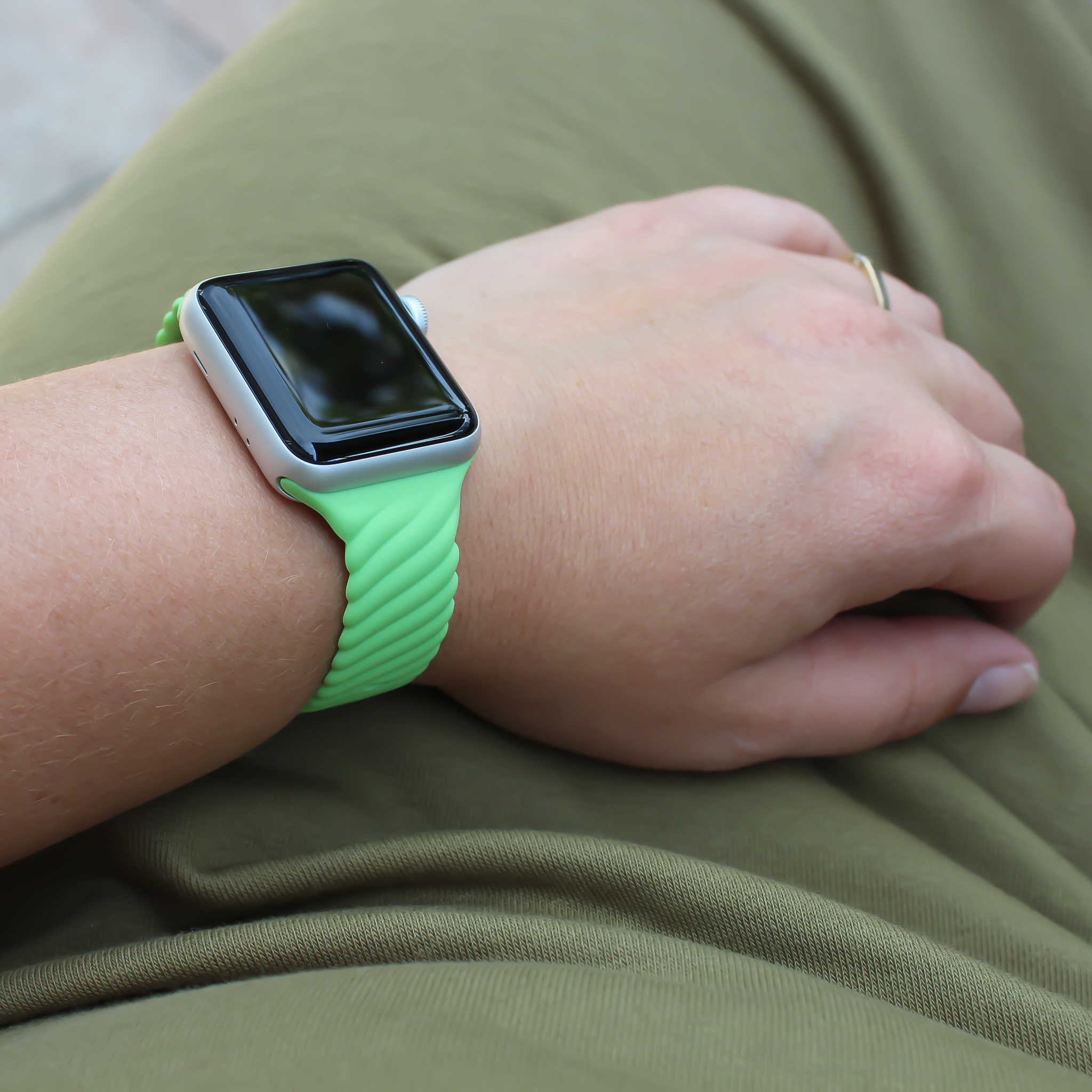 Cinturino sport swirl per Apple Watch - verde