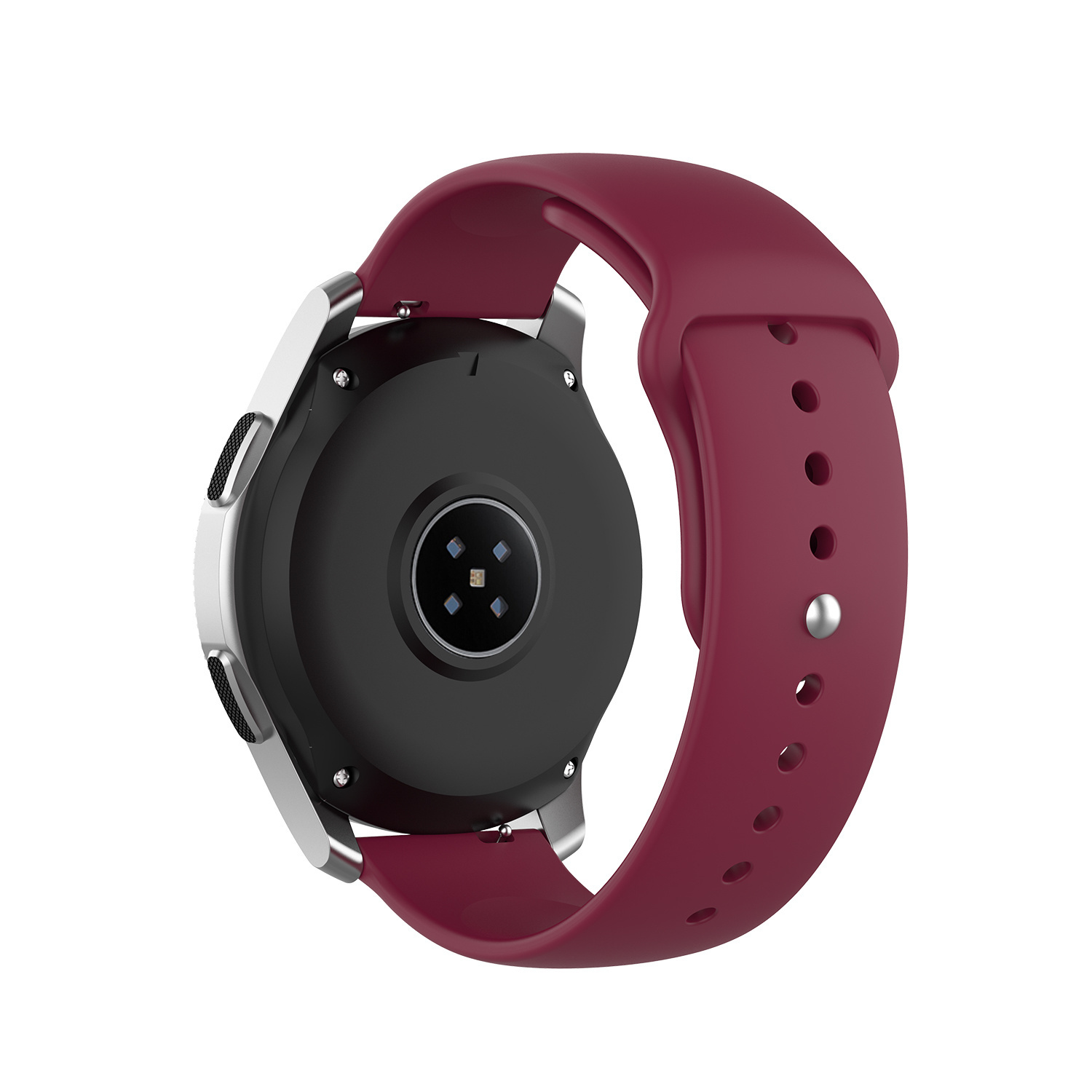 Cinturino sport in silicone per Samsung Galaxy Watch - rosso vino