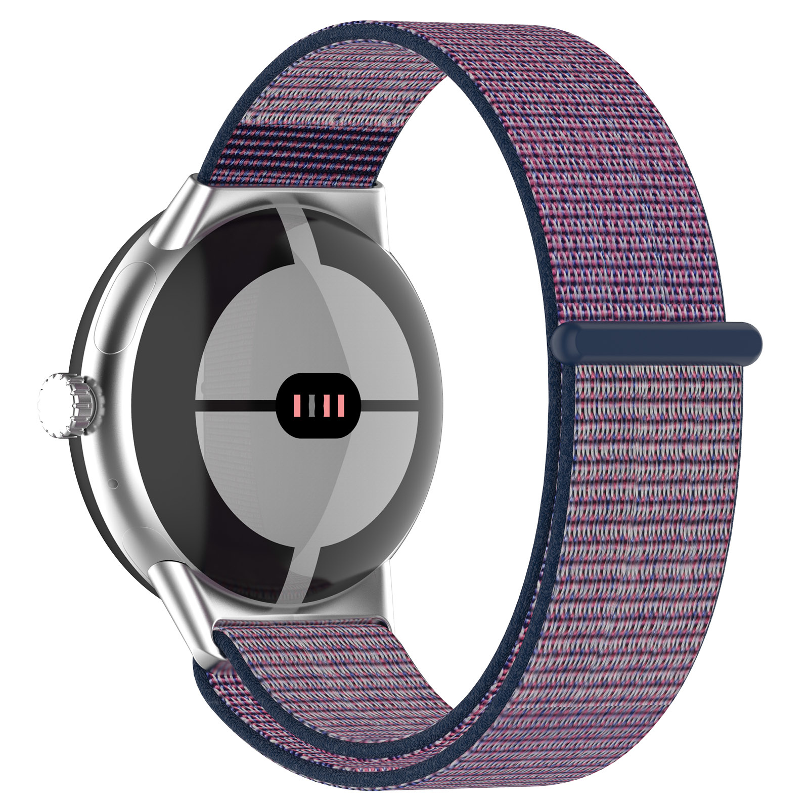 Cinturino nylon sport loop per Google Pixel Watch - viola