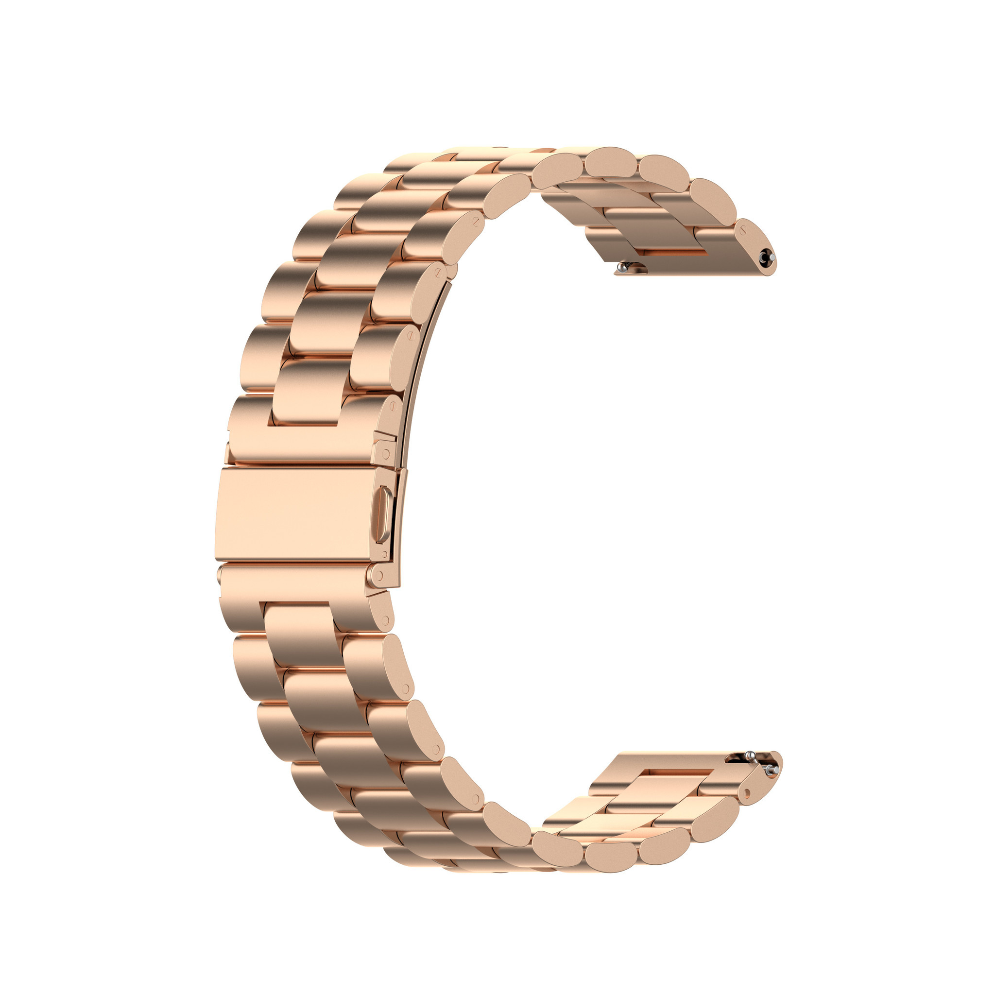 Cinturino a maglie in acciaio con perline per Samsung Galaxy Watch - oro rosa