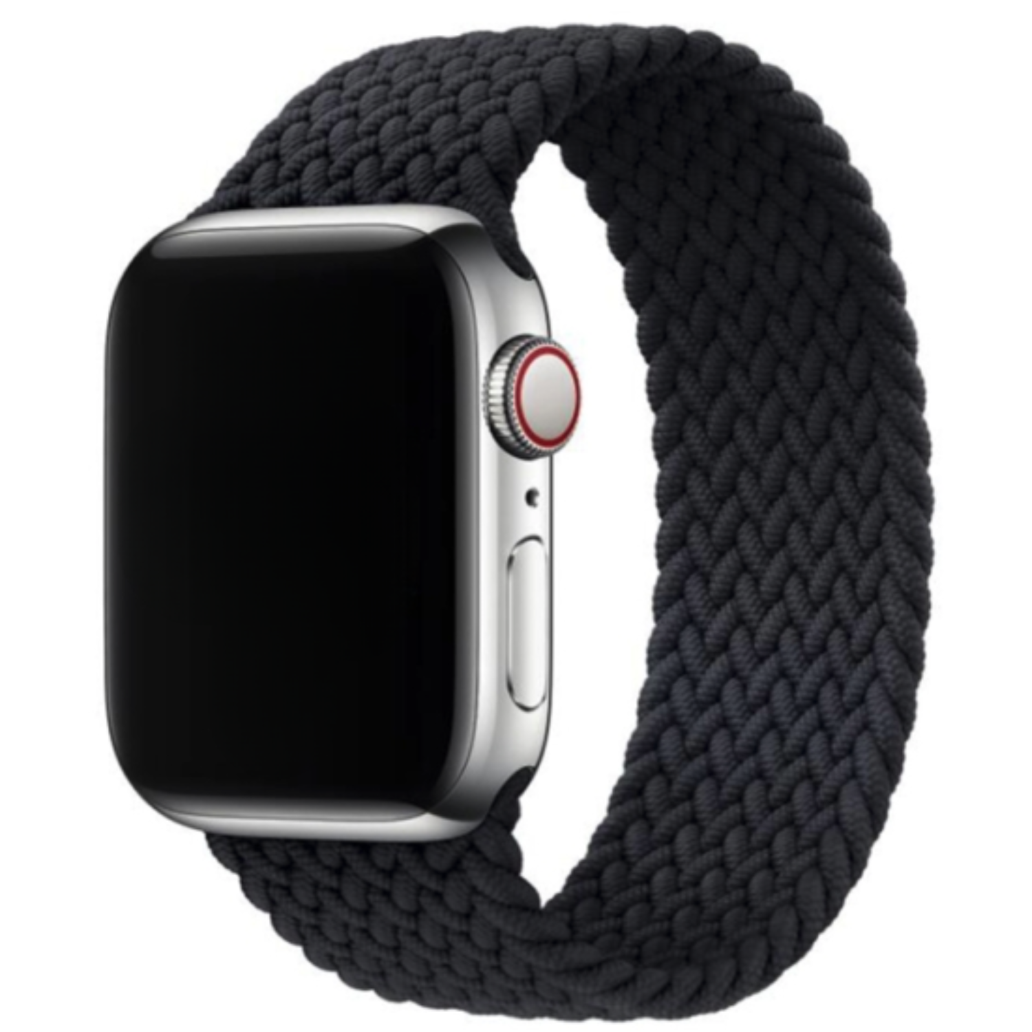 Cinturino Solo intrecciato in nylon per Apple Watch - nero